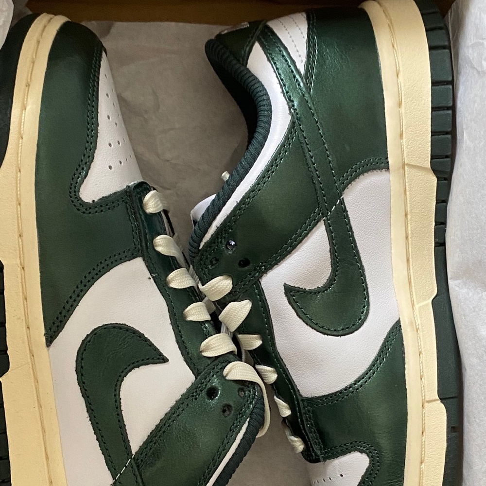 Vintage Green Nike Dunk Lows - Picture 4 of 4